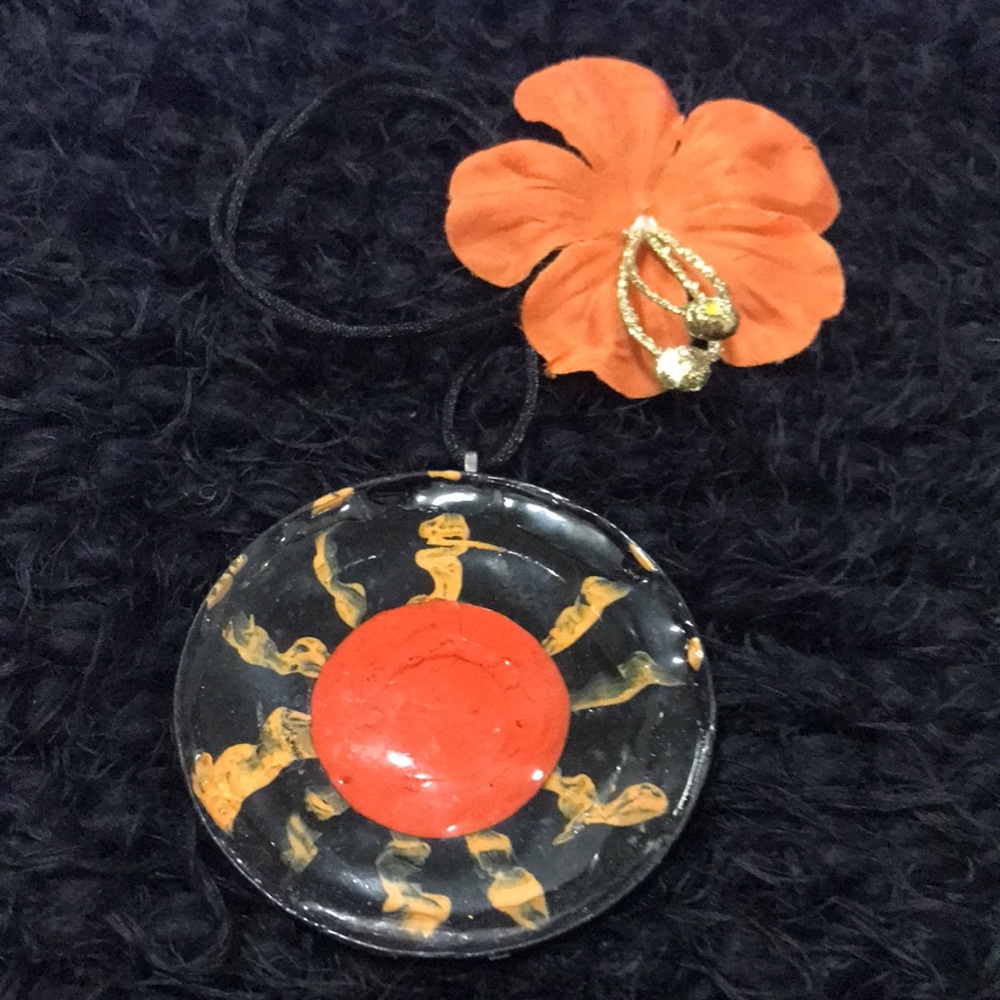 Reversible Boho Rare Unique Vintage One of a Kind Handmade Necklace
